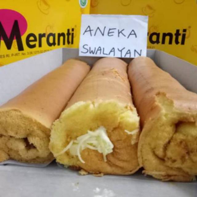 Bolu Gulung Meranti 3 in 1 ( keju, blueberry, coklat)