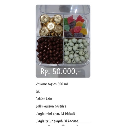 

Hampers Cokelat 4 Rasa