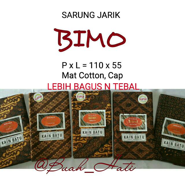 SARUNG JARIK BIMO &amp; JARIK RK/ JARIK SARUNG / KAIN JARIK