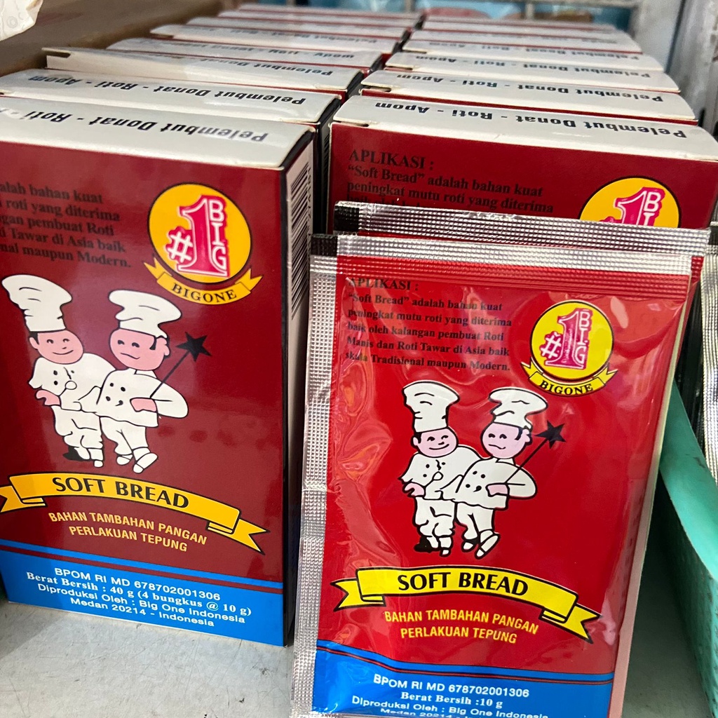 

Soft Bread Big One Sachet 10g/ Pelembut Kue/Pelembut Kue Murah