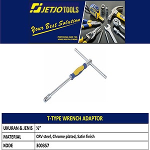 Kunci T 1/2" JETJO TOOLS 300357 / T-Type Wrench Adaptor LAKONI PRO