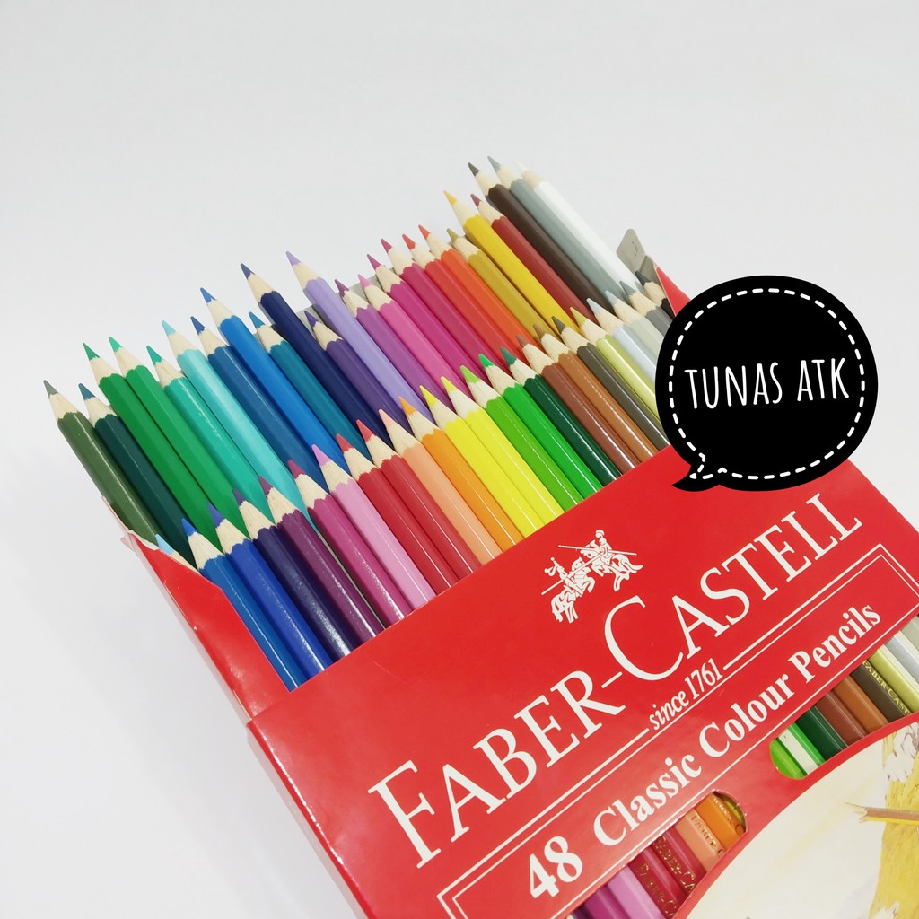 

FABER CASTELL 48 CLASSIC COLOUR PENCILS 115858