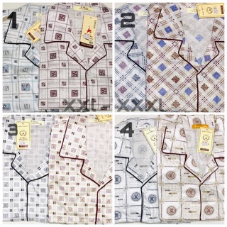 baju tidur pria  piyama pria  import  lengan pendek celana  