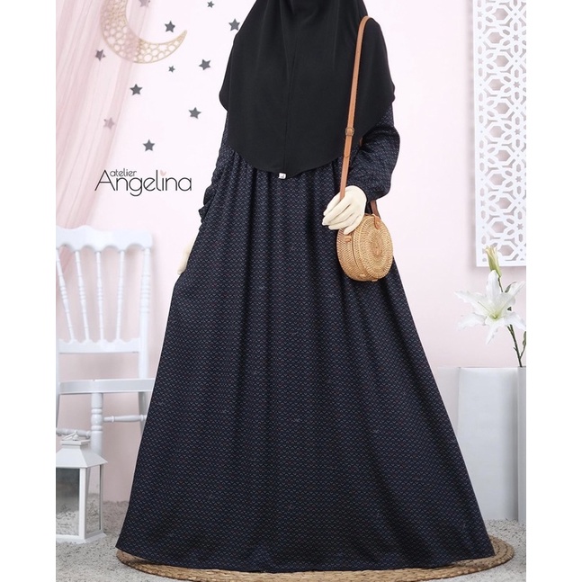 Atelier Angelina - NWT SARAH DRESS SMILEY MIDNIGHT S