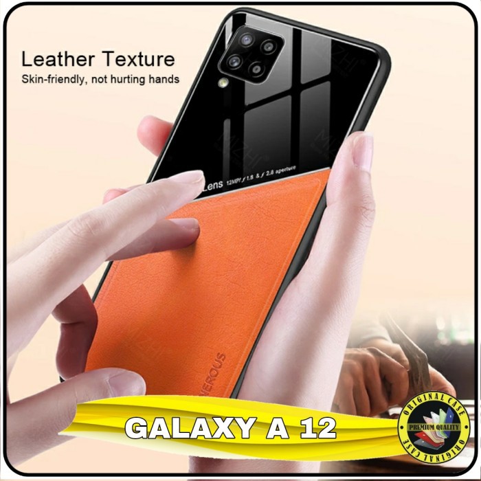 Casing Samsung Galaxy A12 Soft Case Kulit super Slim ultra
