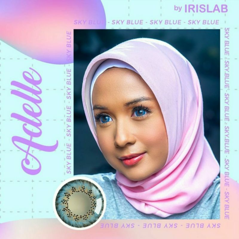 Softlens ADELLE Big Eyes 16 MM by IRISLAB Softlen Soflens Soflen ADELE Warna Normal 16MM