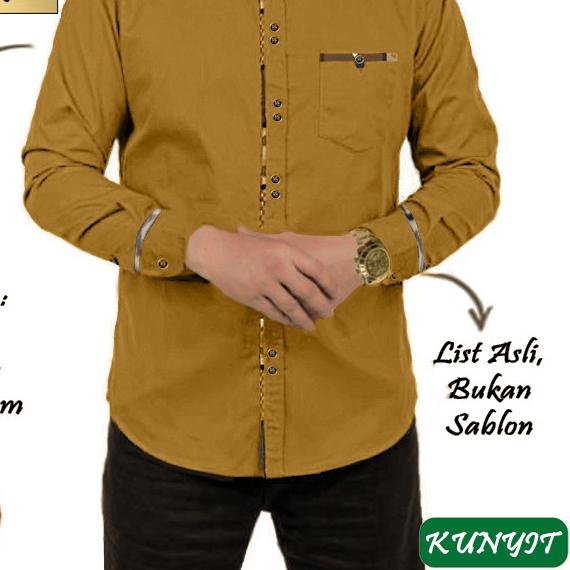BLADO 25555 Baju Koko Pria Lengan Panjang Terbaru 2021 SULTAN TOJIRO TOYOBO TERBARU