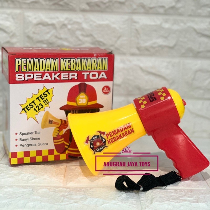 MAINAN SPEKER TOA PEMADAM KEBAKARAN