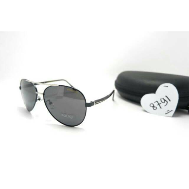 KACAMATA FASHION PRIA POLICE 8791 POLARIZED FULLSET GRADE AAAAAA