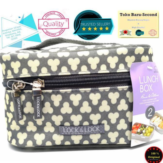 [[BISA COD]] Lock & and n Lock Gift set 4Pcs Picnic Lunch Box Tempat Makan 700 ML SPECIAL Kode 1162