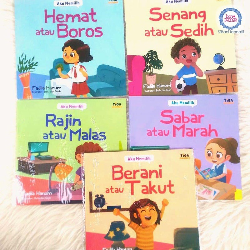 Jual Dapat 4 Buku Anak Buku Cerita Anak Animasi Full Color Seri | Free