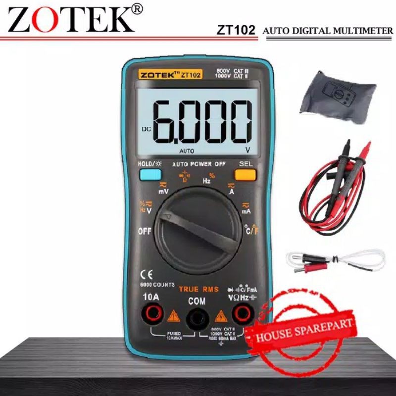 Portable Auto-ranging Digital Multimeter