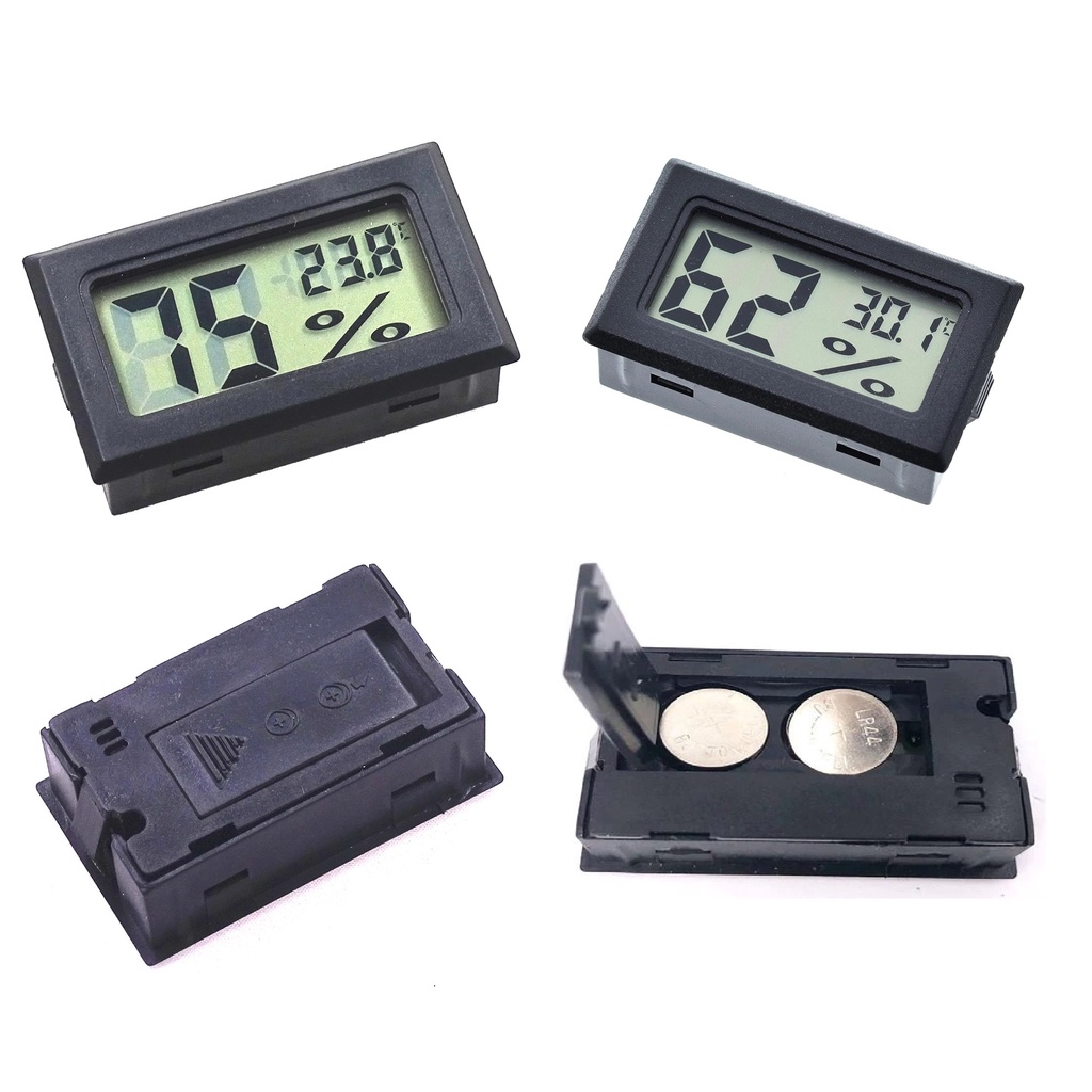 Digital Thermometer Hygrometer Humidity Meter Ukur persen Lembab Suhu