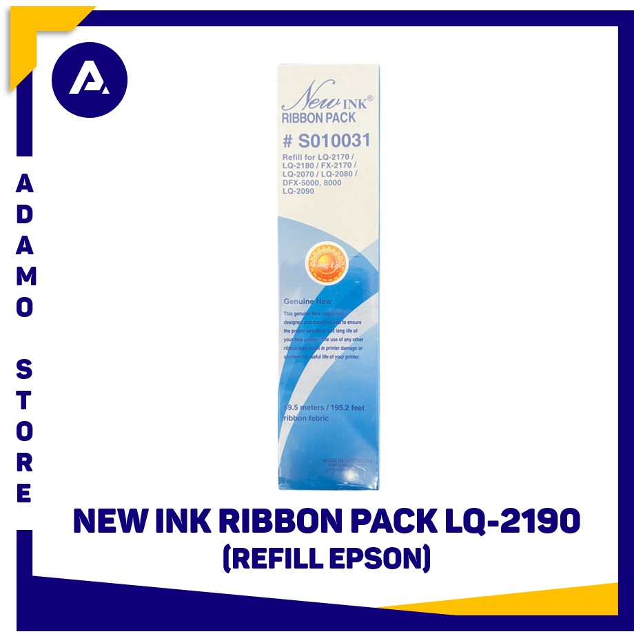 Refill Pita Ribbon Cartridge Epson LQ2180 LQ2190 New Ink Newink