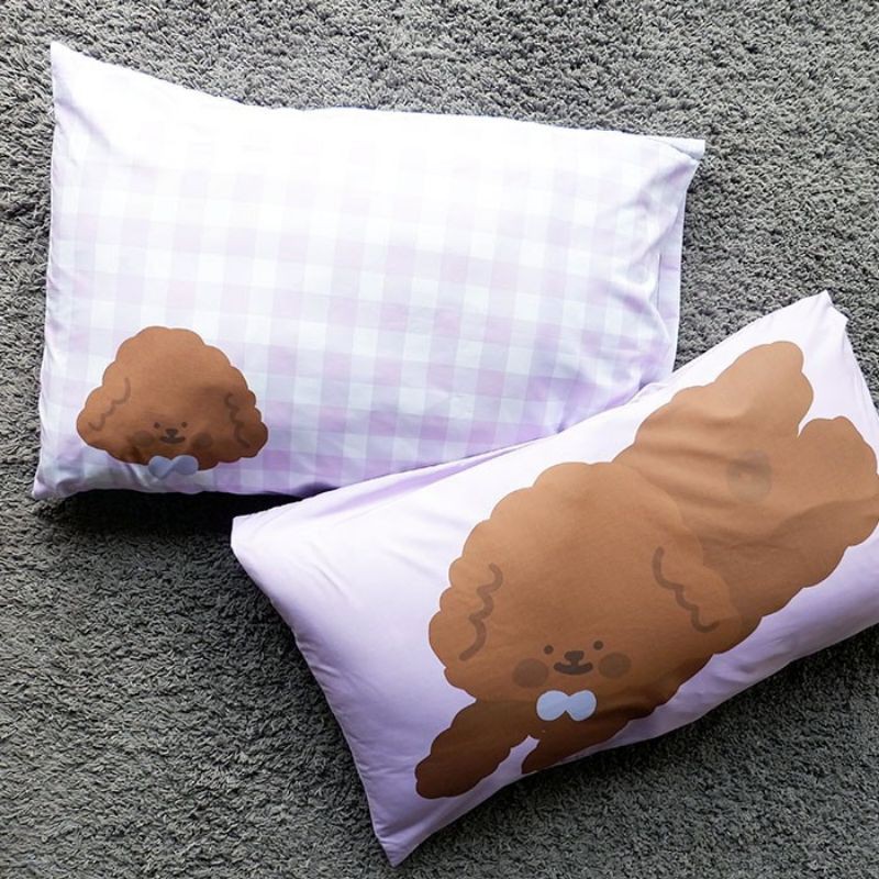 Kellysandco Pillow Case Set - Lilac Checkered | Kellys and co | Kelly's.co