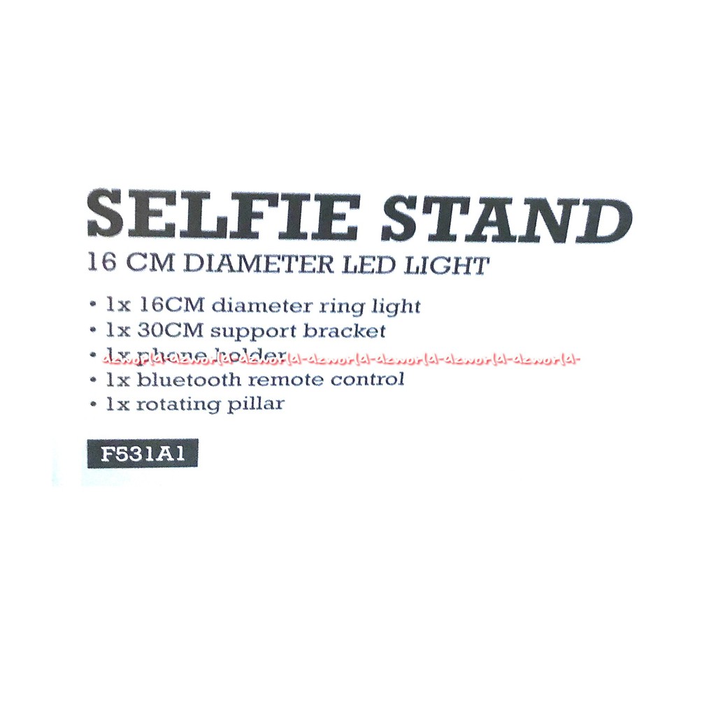 Odi Office Identt Selfie Stand 16cm Tiang Untuk Selfie Dengan Lampu LED