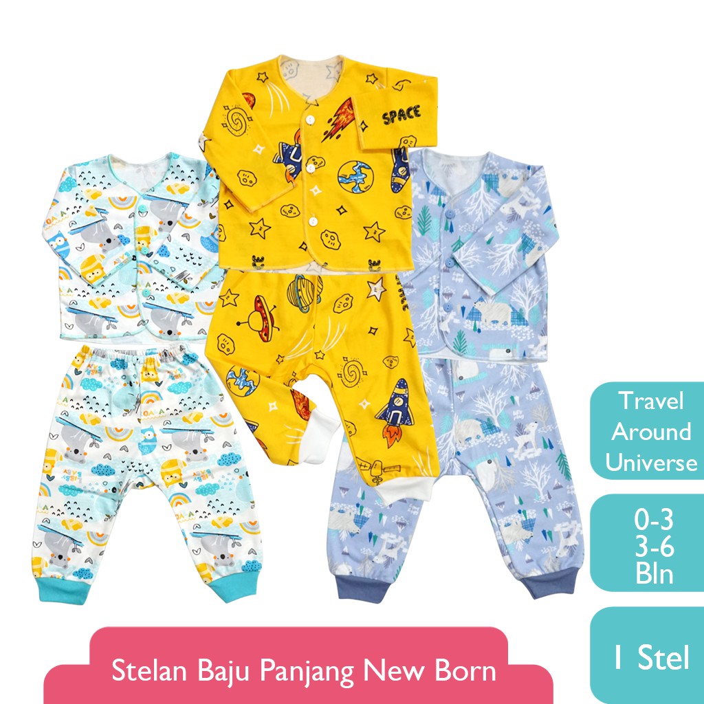 LIBBY (1 STEL) Stelan Baju Panjang - Celana Panjang
