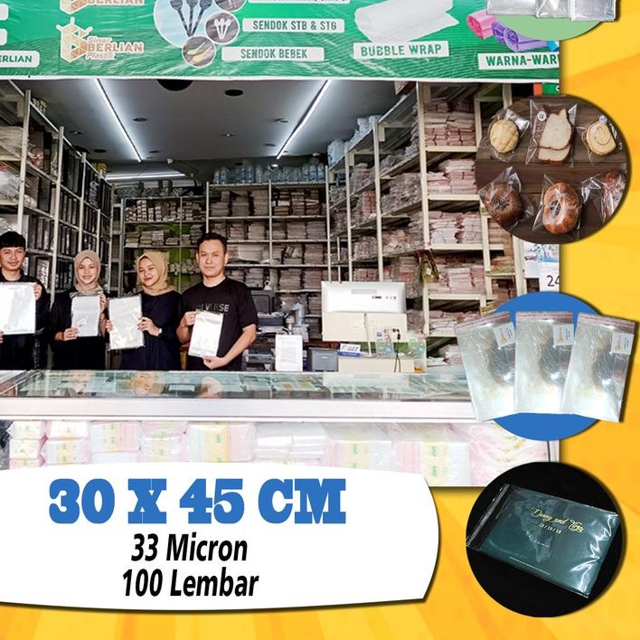 

30 x 45 cm Plastik OPP TEBAL (100 lbr)