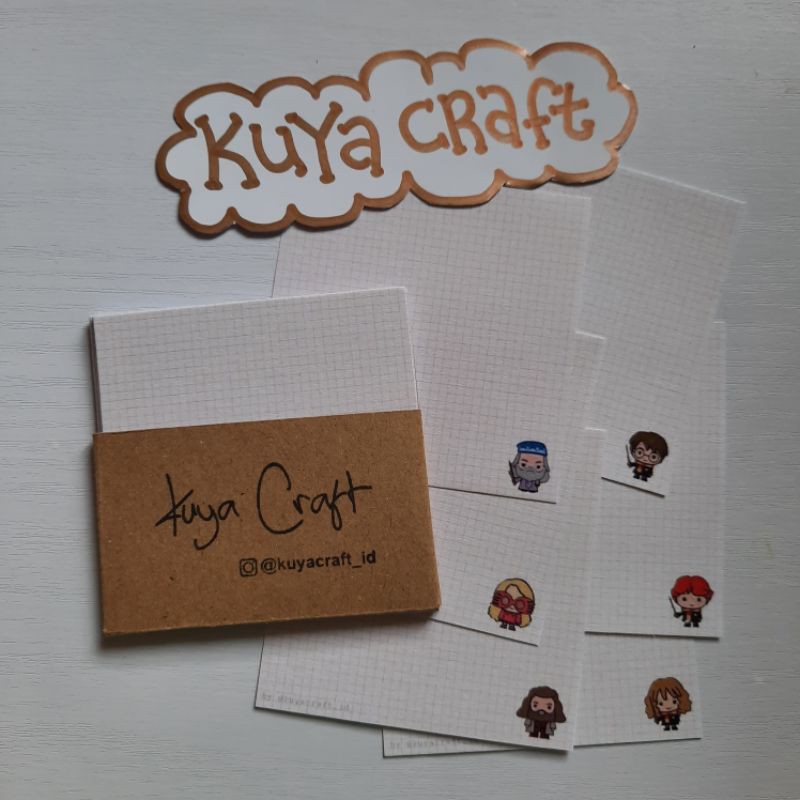 

Kuya Craft Memo Sheets Harry Potter