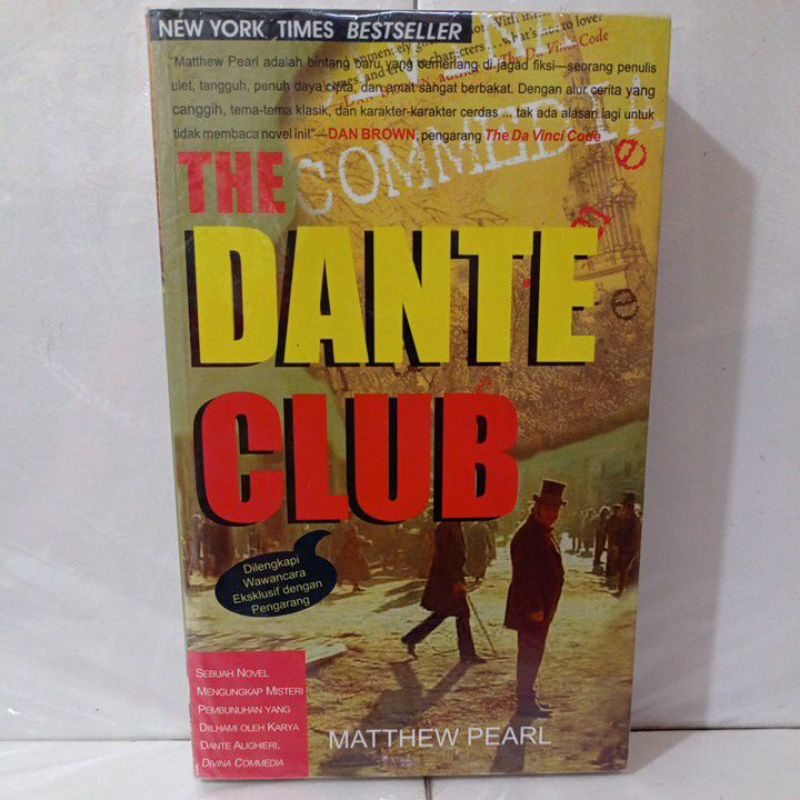 The dante club MATTHEW PEARL buku ORIGINAL