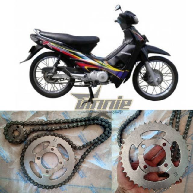 Gir belakang gear set supra x lama