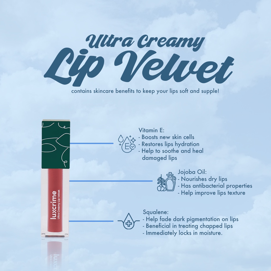 LIPBESTIE Luxcrime Ultra Creamy Lip Velvet All Shades