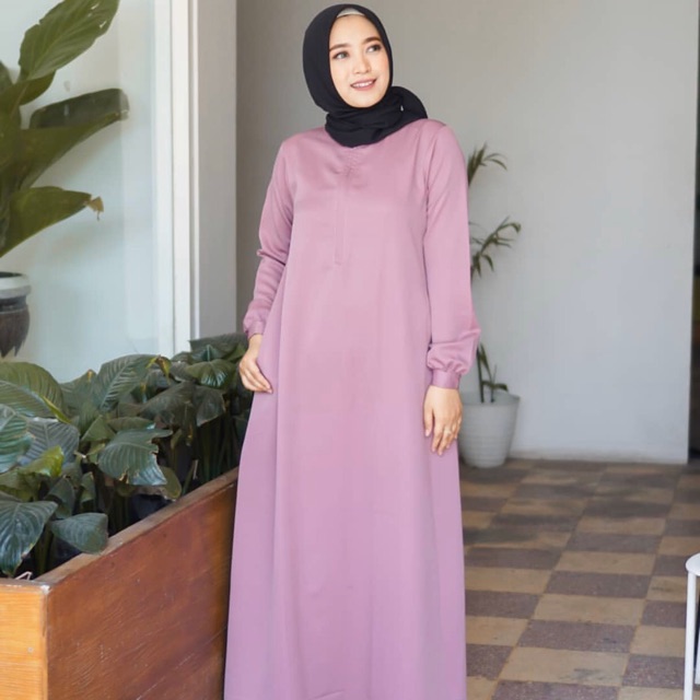 Cairo Abaya Lylac (Rathanassa.id)