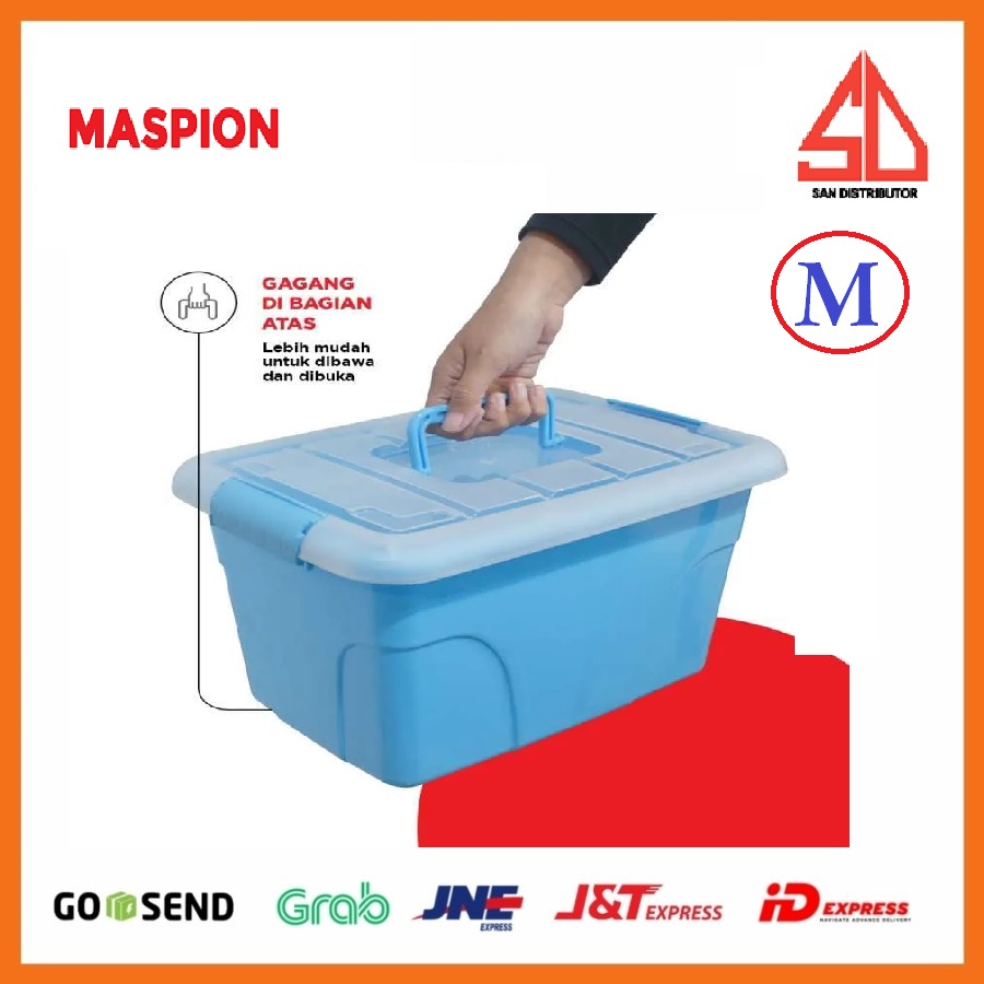 box Kotak Penyimpanan Serbaguna Favourite Container ukuran M Maspion CC016 10 LITER medium