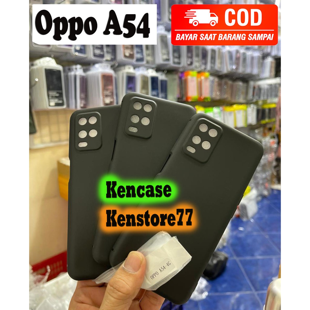 Silicon Case Oppo A54 Black Premium Soft case Oppo A54