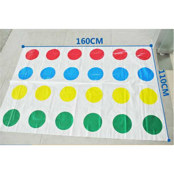 Permainan Twister Body Games Family Friends Fun Play Board Game