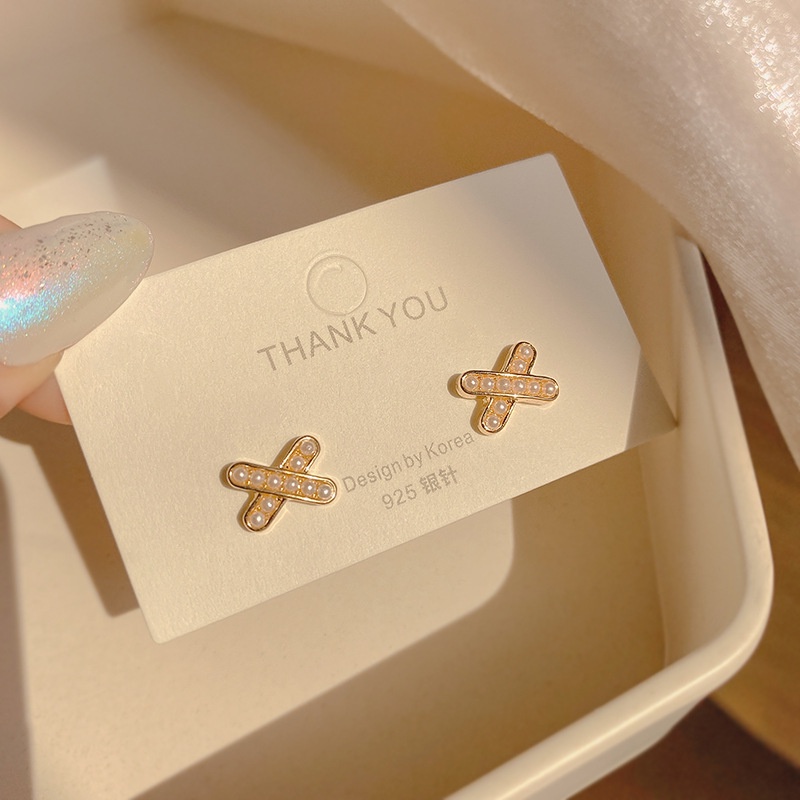 Hello Girl S925 Silver Needle Multi-style Earrings Fashion Niche Design Light Luxury Earring-18#