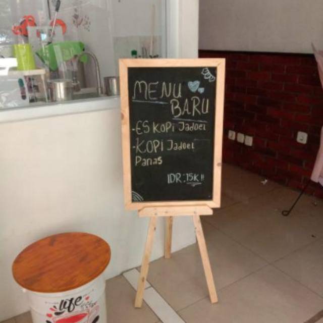 

Papan tulis kapur wedding dan standing penyanggao
