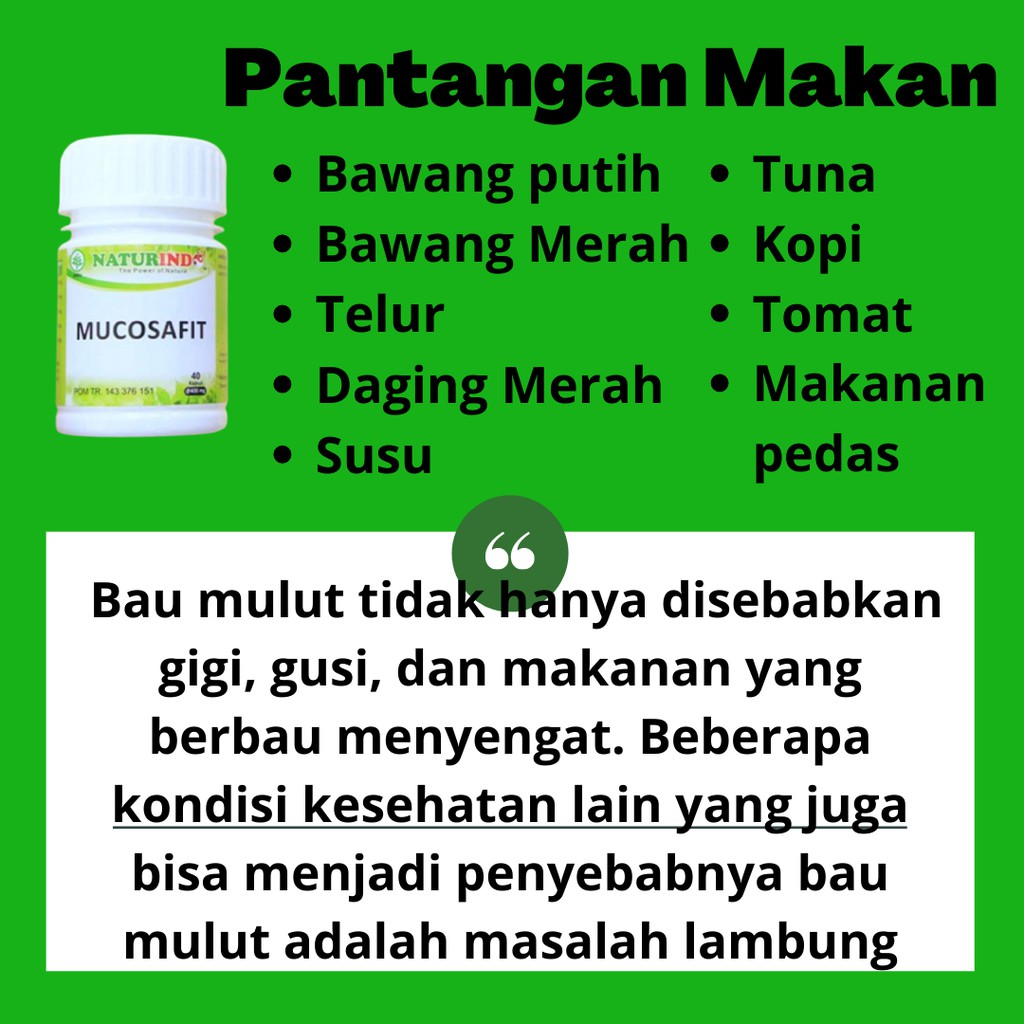 Obat Bau Mulut Busuk Bau Nafas Permanen Kronis Menahun Dari Dalam Masalah Asam Lambung Naik Herbal Paling Ampuh Sembuh Total Permanen BPOM COD Terlaris MUCOSAFIT NATURINDO Temanggung-5