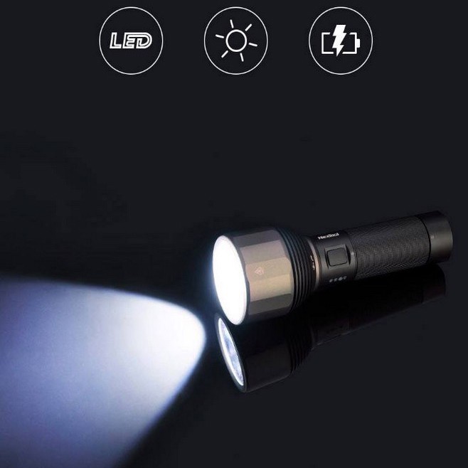 Senter LED USB Rechargeable 2000 Lumens - NexTool