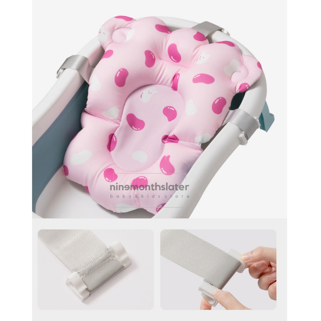 Right Start Bath Pillow - Bantalan Cushion Penyangga Bath Tub Bathtub Anak Bayi Mandi Net Newborn