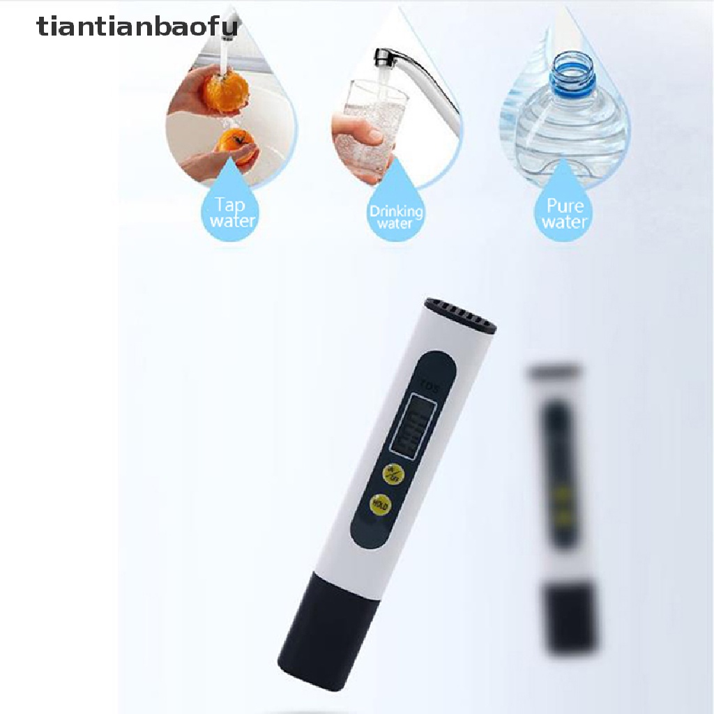 [tiantianbaofu] TDS Meter Water Quality Tester Automatic Calibration Drinking Water Aquariums Boutique