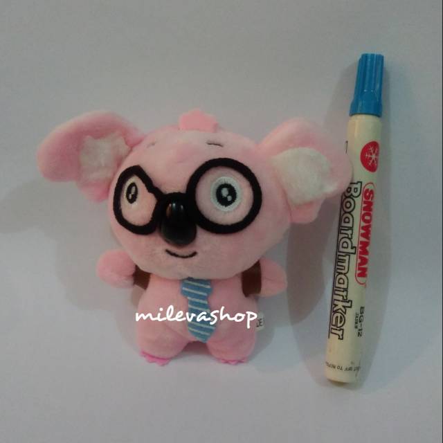Boneka Gantungan Kunci Koala Pink Impor
