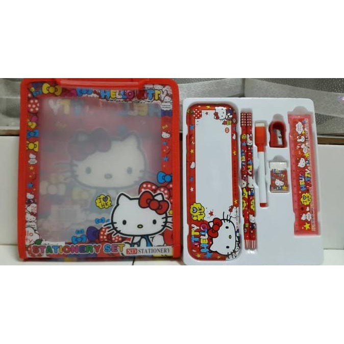 

Top!! Kembali Sekolah Baru 1 Set Perlengkapan Alat Tulis Hello Kitty/
