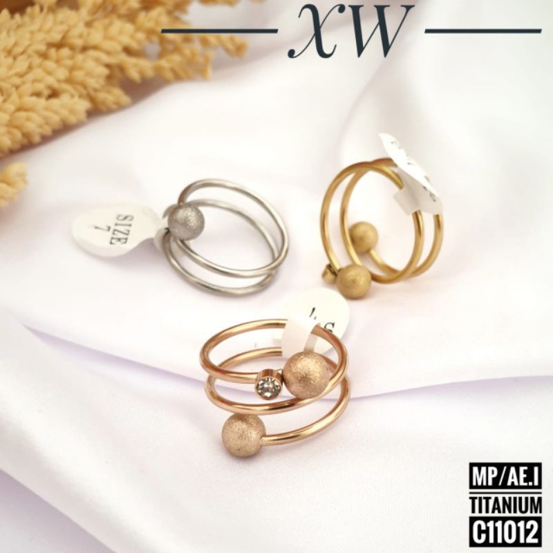 cincin titanium bola pasir B3040389