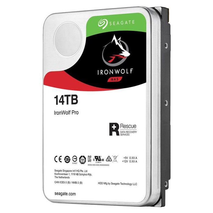 SEAGATE IronWolf Pro 14TB ST14000NE0008 3.5&quot; 7200RPM 256MB SATA HDD