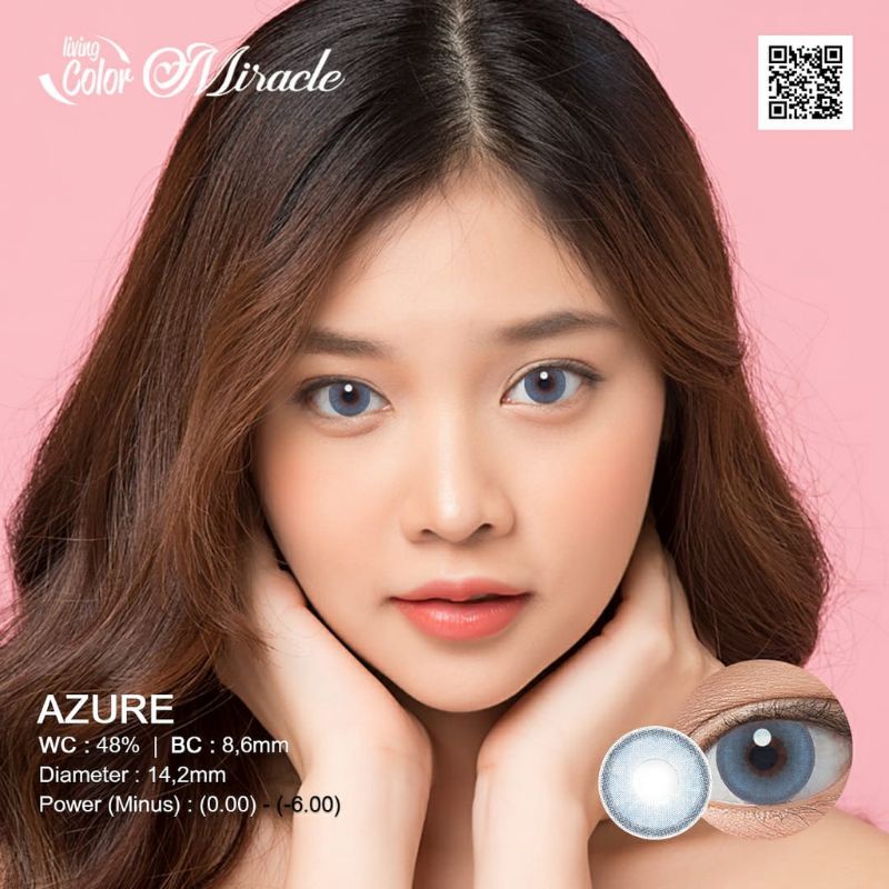 Softlens MIRACLE NORMAL s/d - 2.50 + FREE LENSCASE - KASIMURA