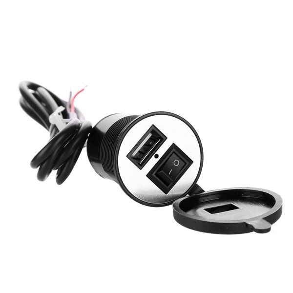 Charger Aki Motor Waterproof USB Plug / Charger Hp di Motor