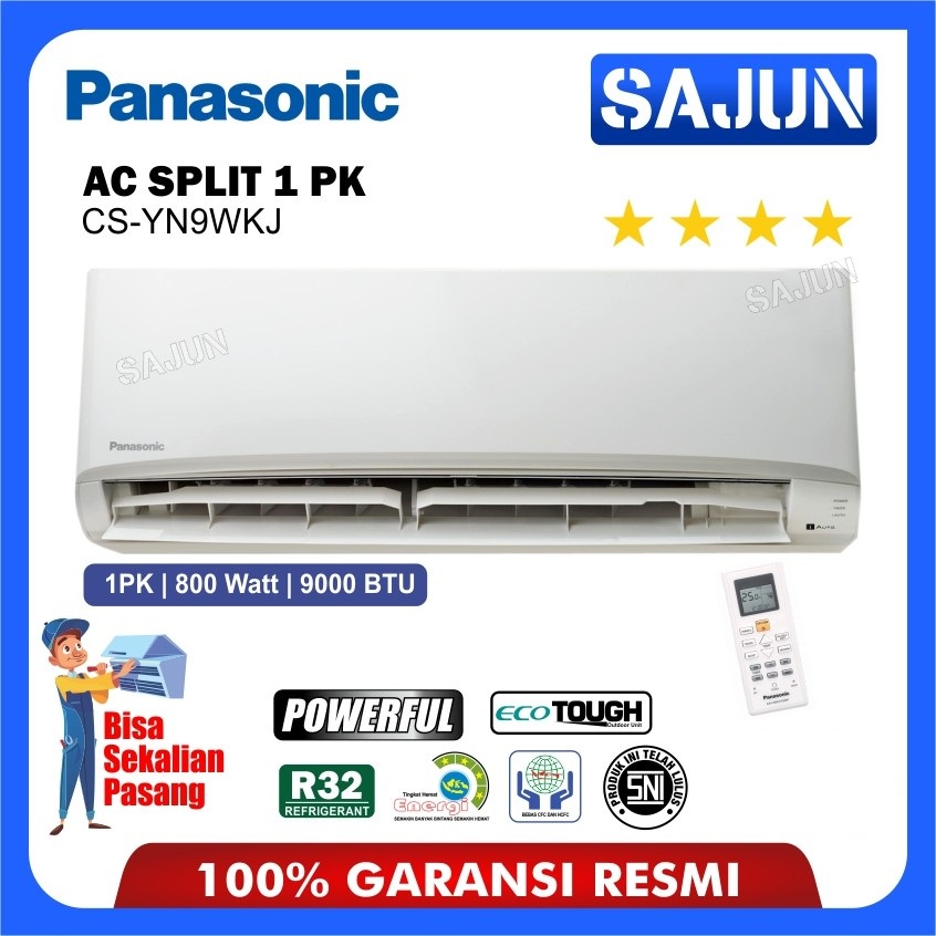 Panasonic AC Split 1 PK CS-YN9WKJ AC Split 1PK Freon R32 YN9WKJ