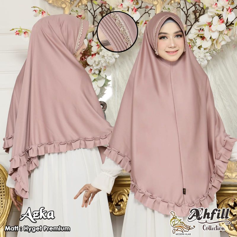 GROSIR JILBAB MURAH JEMBER/AZKA by AHFILL/JILBAB JUMBO JERSEY REMPEL/FASHION MUSLIMAH