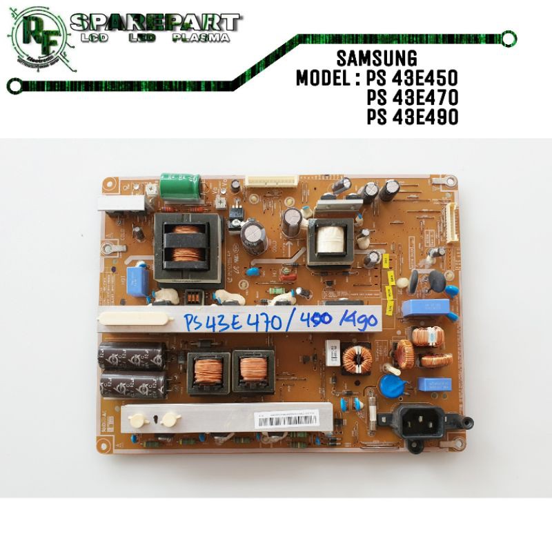 PSU POWER SUPPLY REGULATOR MESIN TV PLASMA SAMSUNG PS43E490 PS 43E490