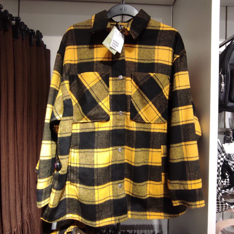 Oversize Jaket /KEMEJA /Coat Tebal H&M Original Store