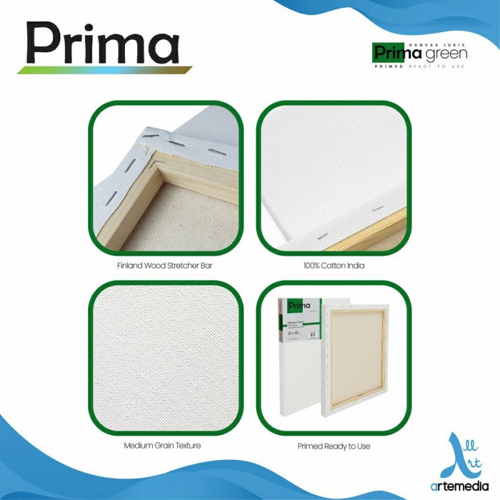 

Produk Terbaru Prima Green Cotton Canvas Kanvas Lukis