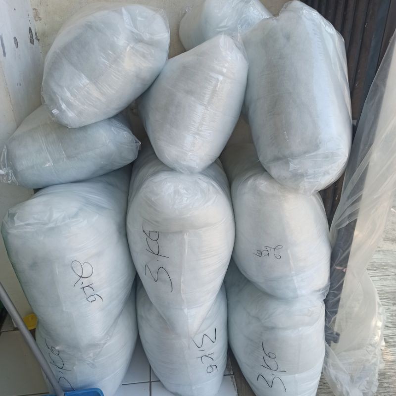 bahan isi boneka kapas silikon berat 1Kg / 1000gr