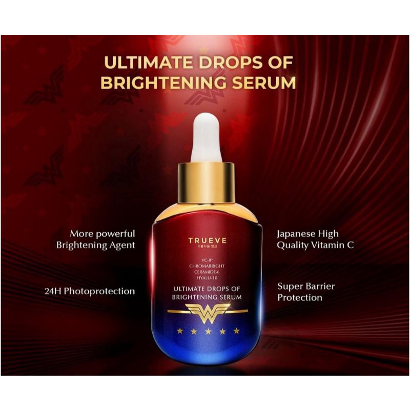 Trueve Wonder Woman Ultimate Drops Of Brightening Serum