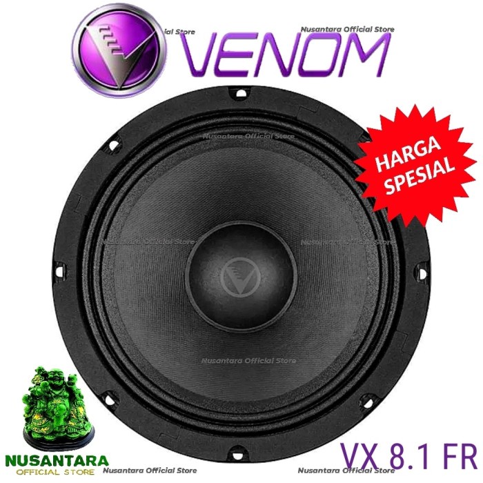 VENOM FULL RANGE 8 inch SPEAKER VX 8.1 FR INTELLIGENT SERIES VX8.1FR